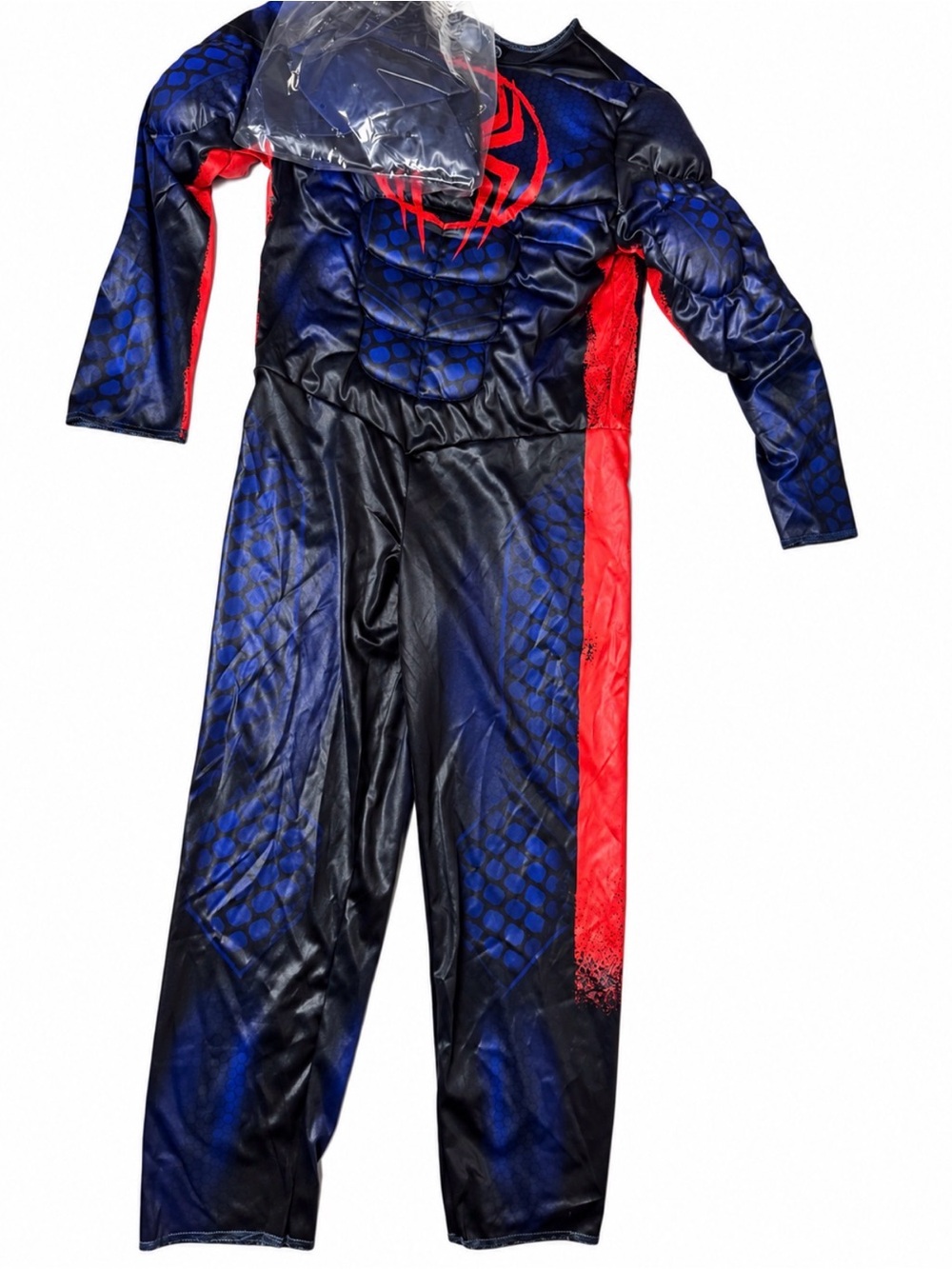 Spider-Man Across the Spider-Verse Kids Miles Morales Muscle Costume Size M